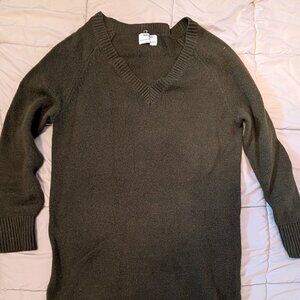 Dark Green Old Navy Sweater Dress.  Size Small.